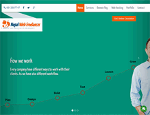 Tablet Screenshot of nepalwebfreelancer.com